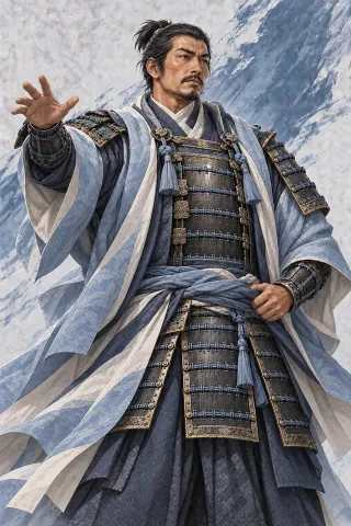 柿崎景家原創武將插畫