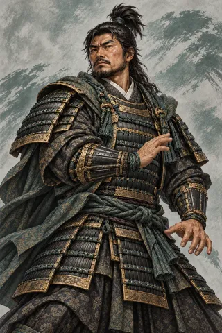 本多忠勝原創武將插畫