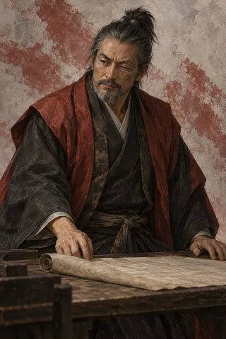 山本勘助原創武將插畫