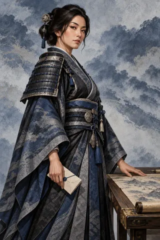 歸蝶原創武將插畫