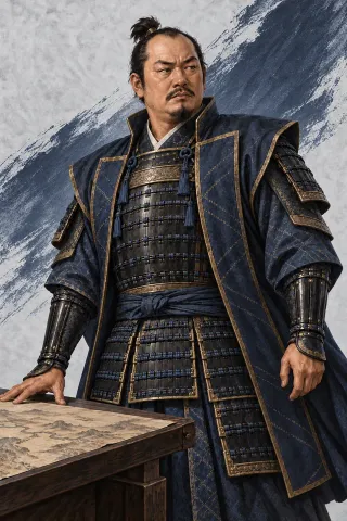 荒木村重原創武將插畫