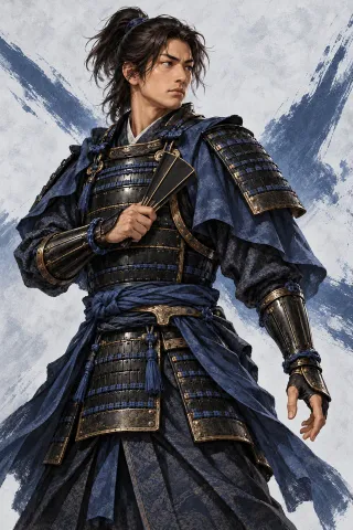 明智秀滿原創武將插畫