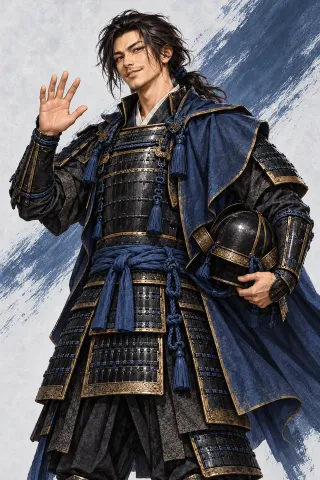 前田慶次原創武將插畫
