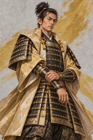 加藤清正原創武將插畫