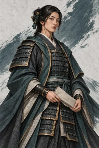 阿江原創武將插畫