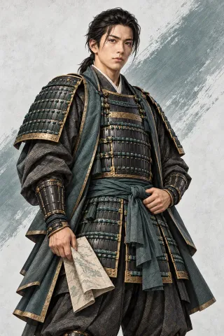 松平信康原創武將插畫