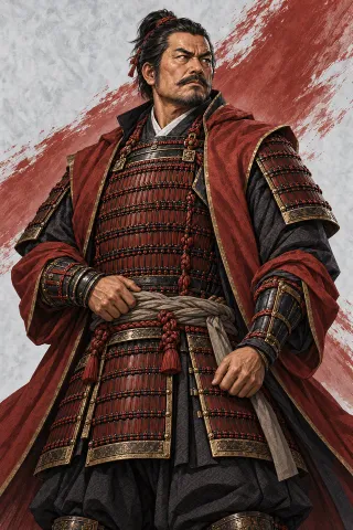 板垣信方原創武將插畫