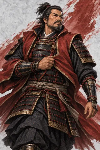 飯富虎昌原創武將插畫