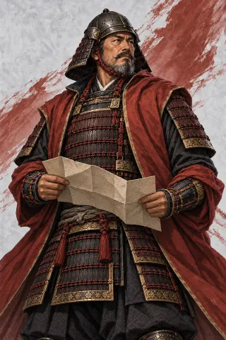 馬場信春原創武將插畫