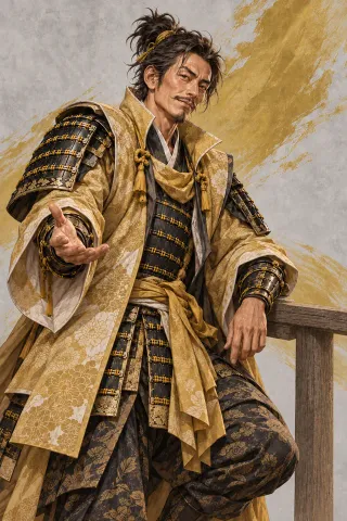蜂須賀小六原創武將插畫