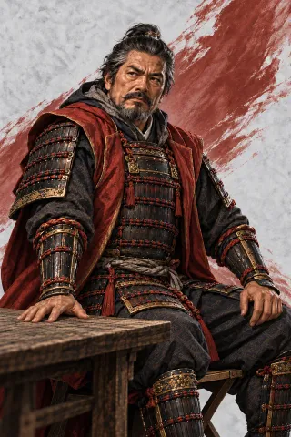 岡部元信原創武將插畫