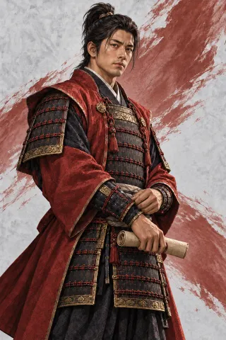 一條信龍原創武將插畫