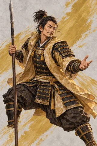 可兒才藏原創武將插畫