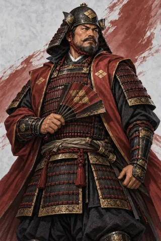 武田信玄原創武將插畫
