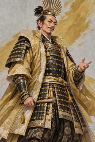 豐臣秀吉原創武將插畫