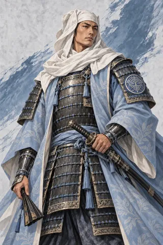 上杉謙信原創武將插畫